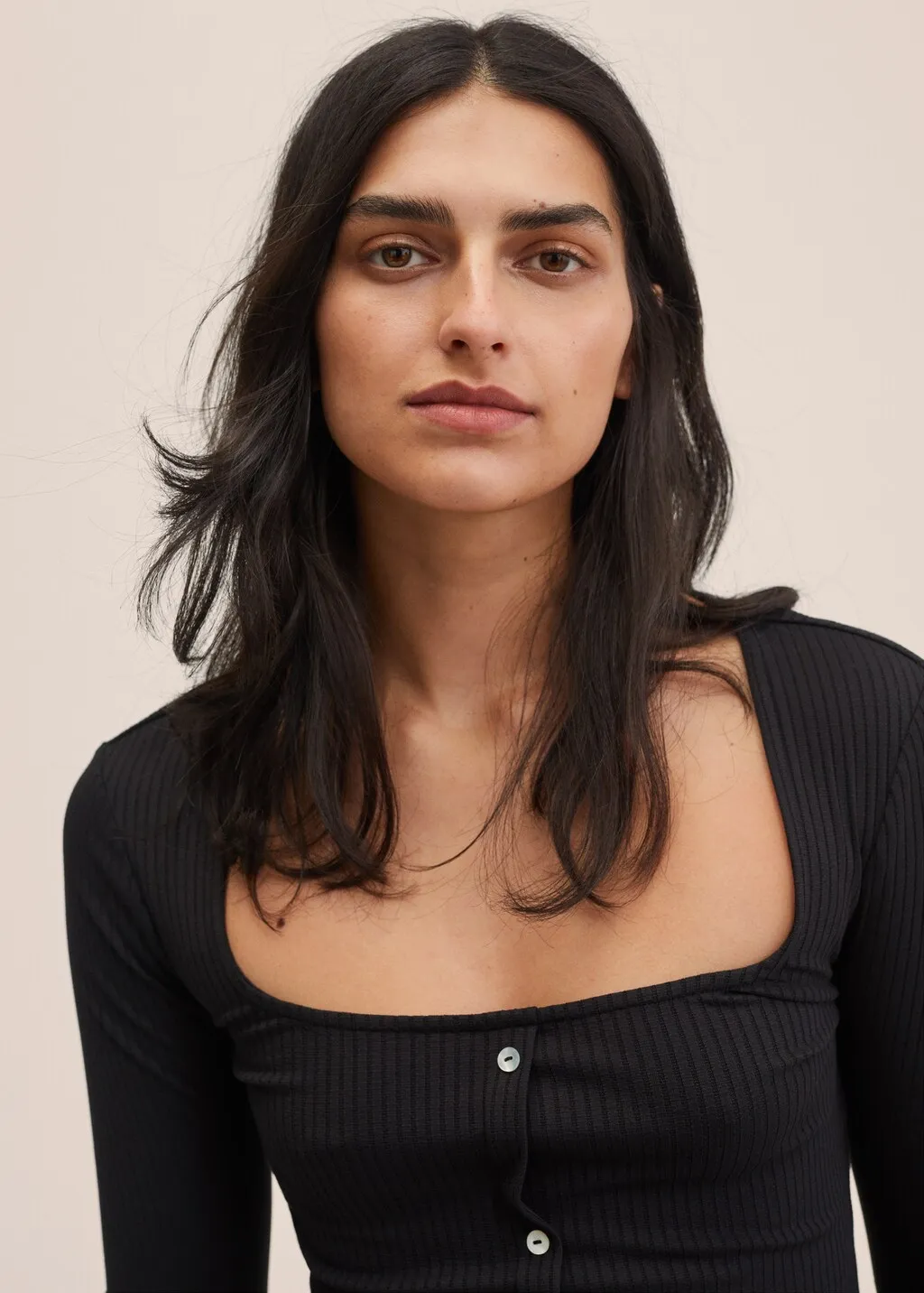 Abito maglia coste
