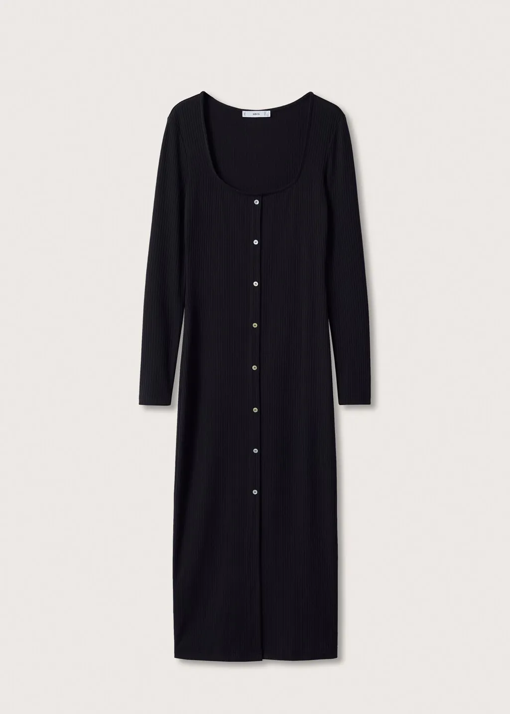 Abito maglia coste