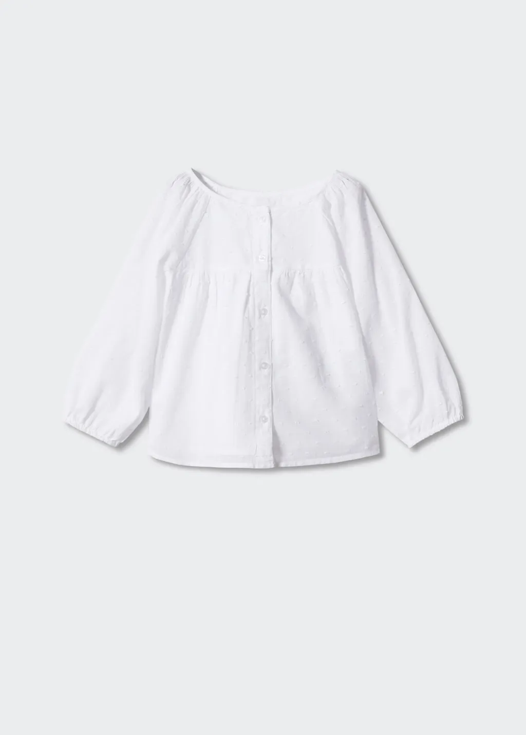 Blusa cotone plumeti
