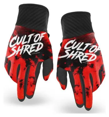 Coppia di guanti lunghi Loose Riders Cult Red