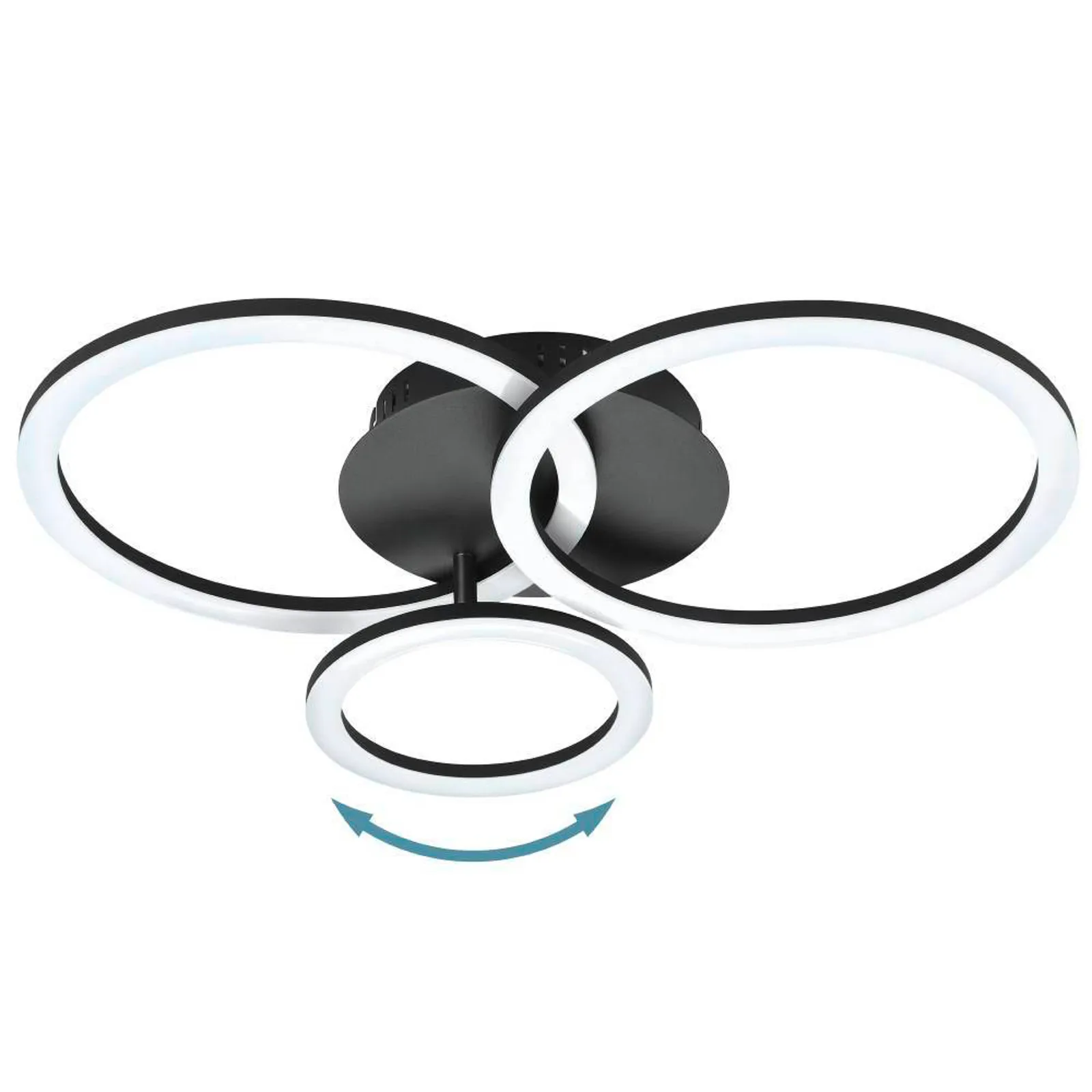 EGLO connect Parrapos-Z plafoniera LED, 3 luci