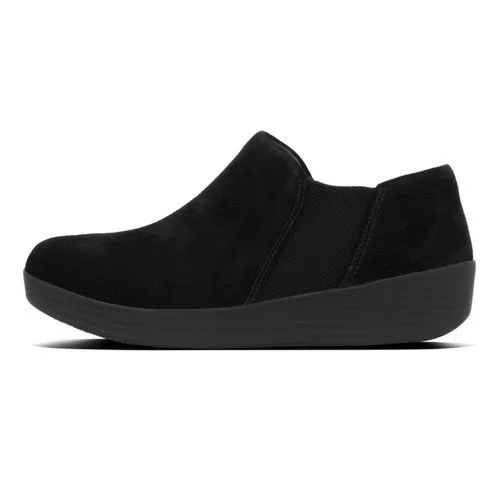 FitFlop SUPERCHELSEA SLIP-ONS BLACK SUEDE
