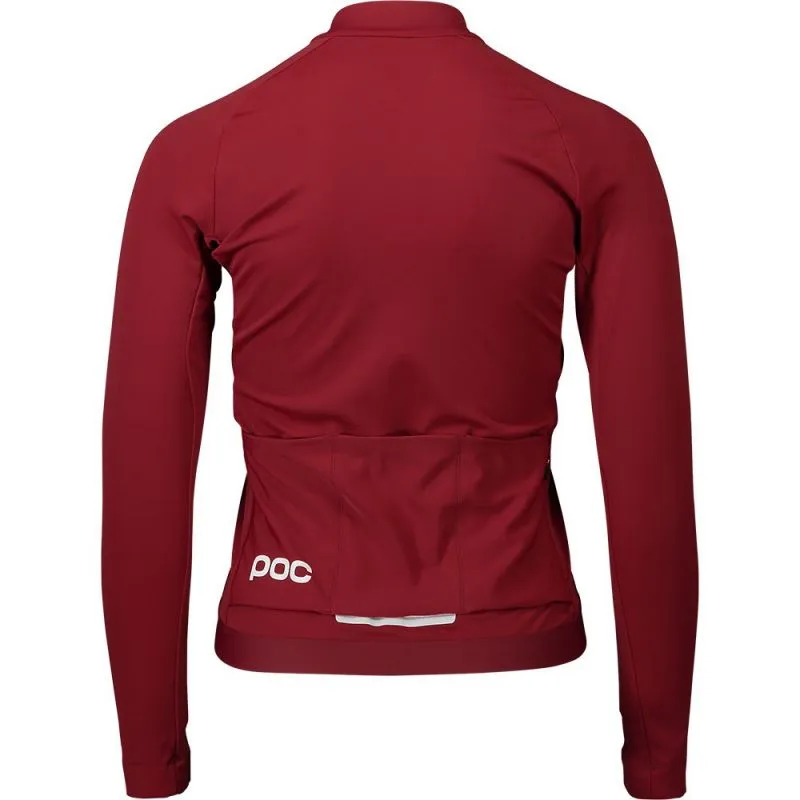 Giacca da ciclismo a maniche lunghe da donna Poc Bike Ambient Thermal (Garnet Red)