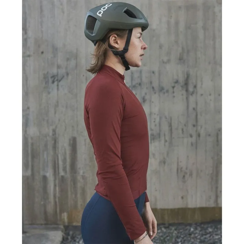 Giacca da ciclismo a maniche lunghe da donna Poc Bike Ambient Thermal (Garnet Red)