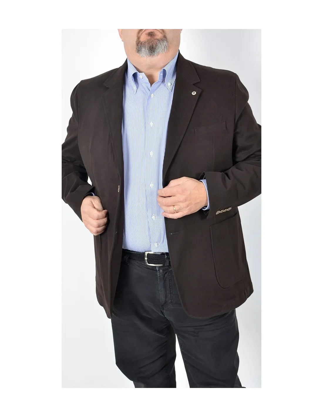 Giacca Marrone Cotone Mod Camisano A/I