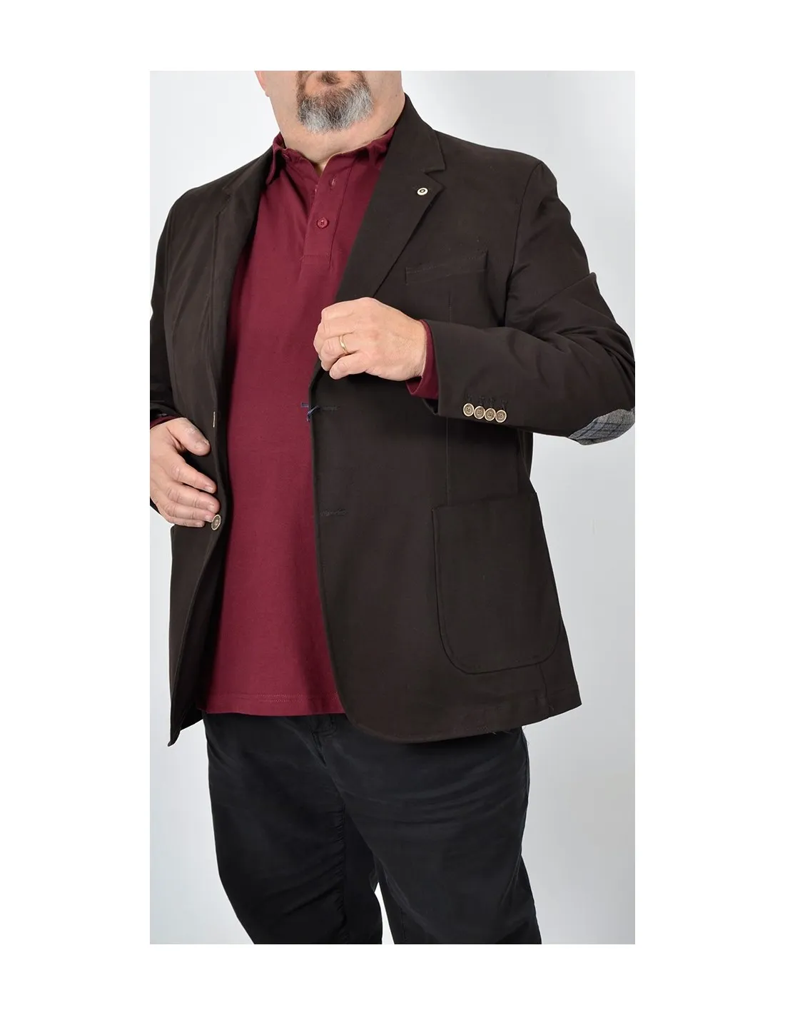 Giacca Marrone Cotone Mod Camisano A/I