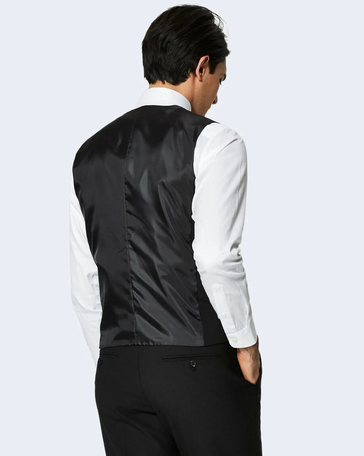 Gilet da completo Selected MYLOLOGAN BLACK WAISTCOAT B NOOS Nero