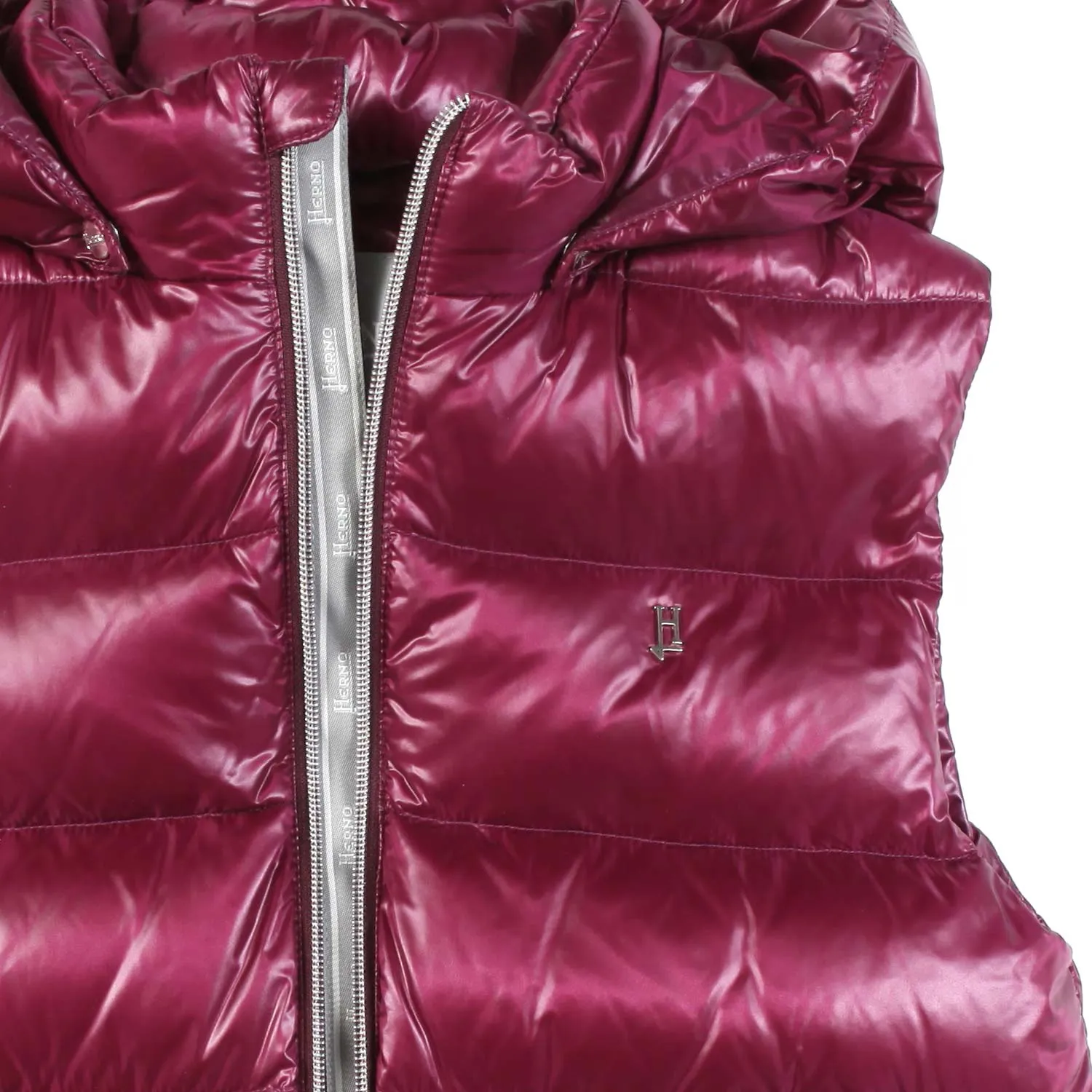 Gilet Viola Perlato Bambina E Teenager