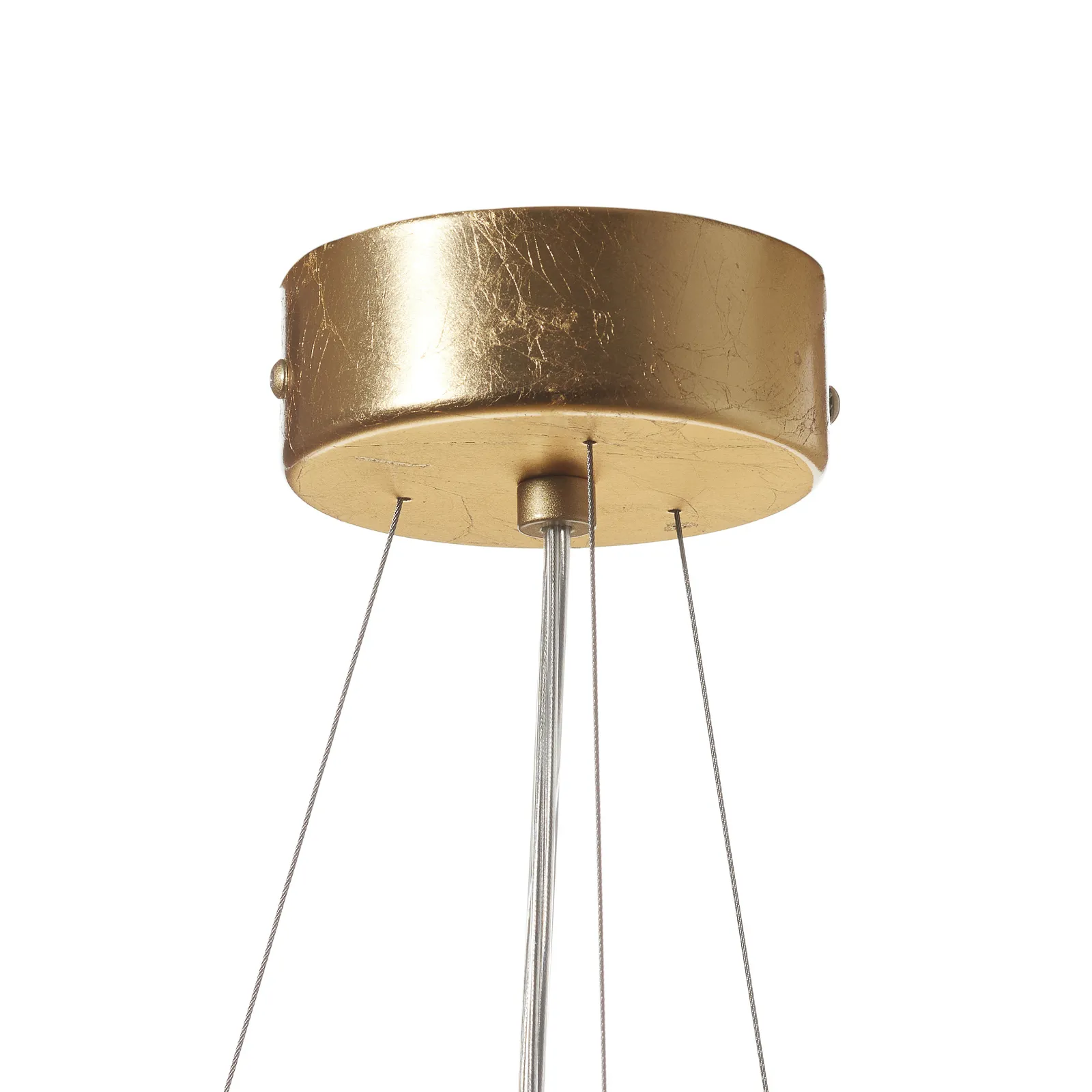 Lampada LED a sospensione Pura con foglia d'oro 60 cm