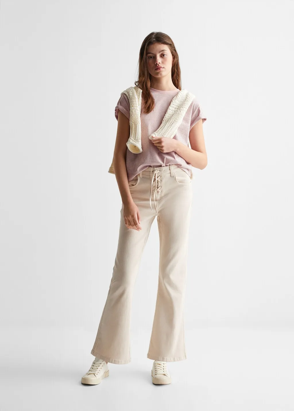 Maglietta cotone righe