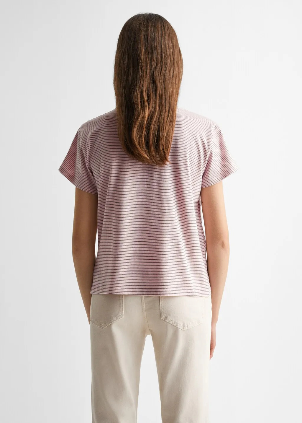 Maglietta cotone righe