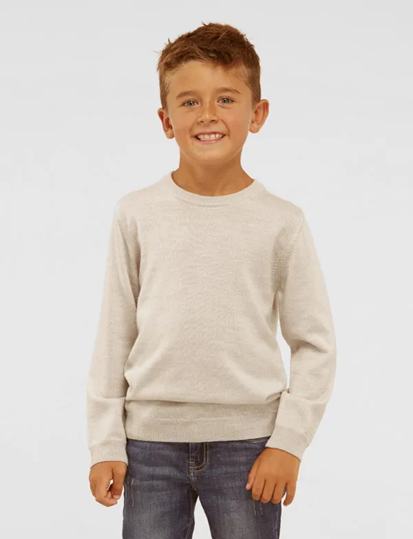 Maglione Girocollo - Bambino, Autunno/Inverno - 100% Lana Merino Bio - 100% Made in Italy | Brunella Gori
