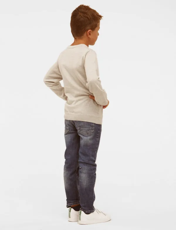 Maglione Girocollo - Bambino, Autunno/Inverno - 100% Lana Merino Bio - 100% Made in Italy | Brunella Gori