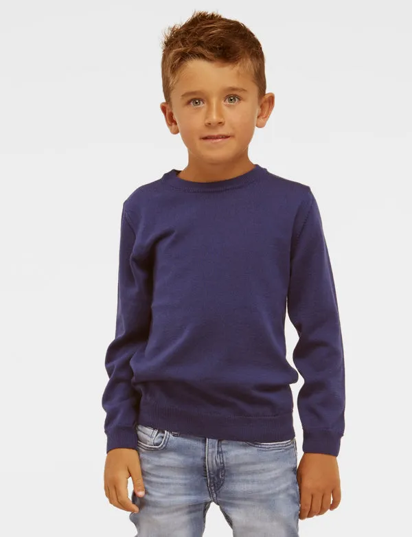 Maglione Girocollo - Bambino, Autunno/Inverno - 100% Lana Merino Bio - 100% Made in Italy | Brunella Gori
