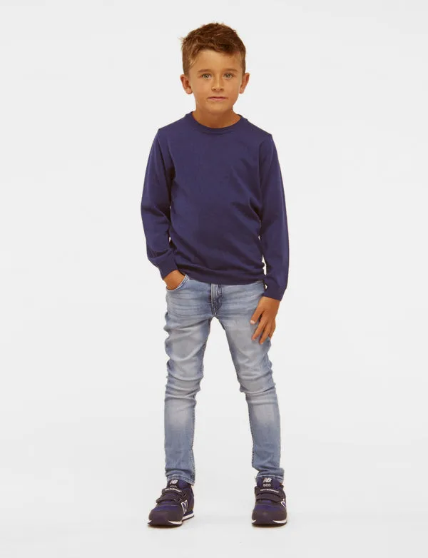 Maglione Girocollo - Bambino, Autunno/Inverno - 100% Lana Merino Bio - 100% Made in Italy | Brunella Gori