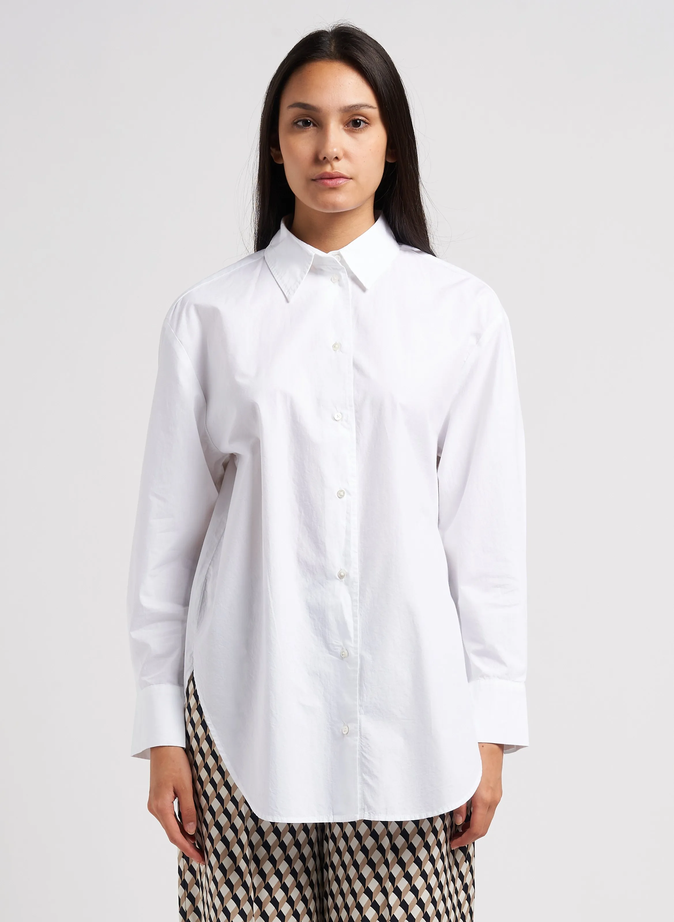  MARC O'POLO   Camicia collo classico in cotone | Bianco