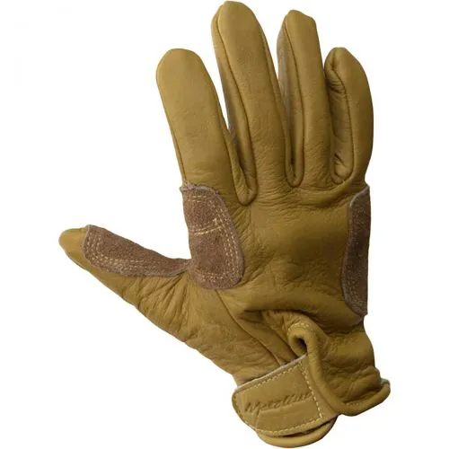Metolius Belay Glove Full Finger natural guanti sosta e via ferrata