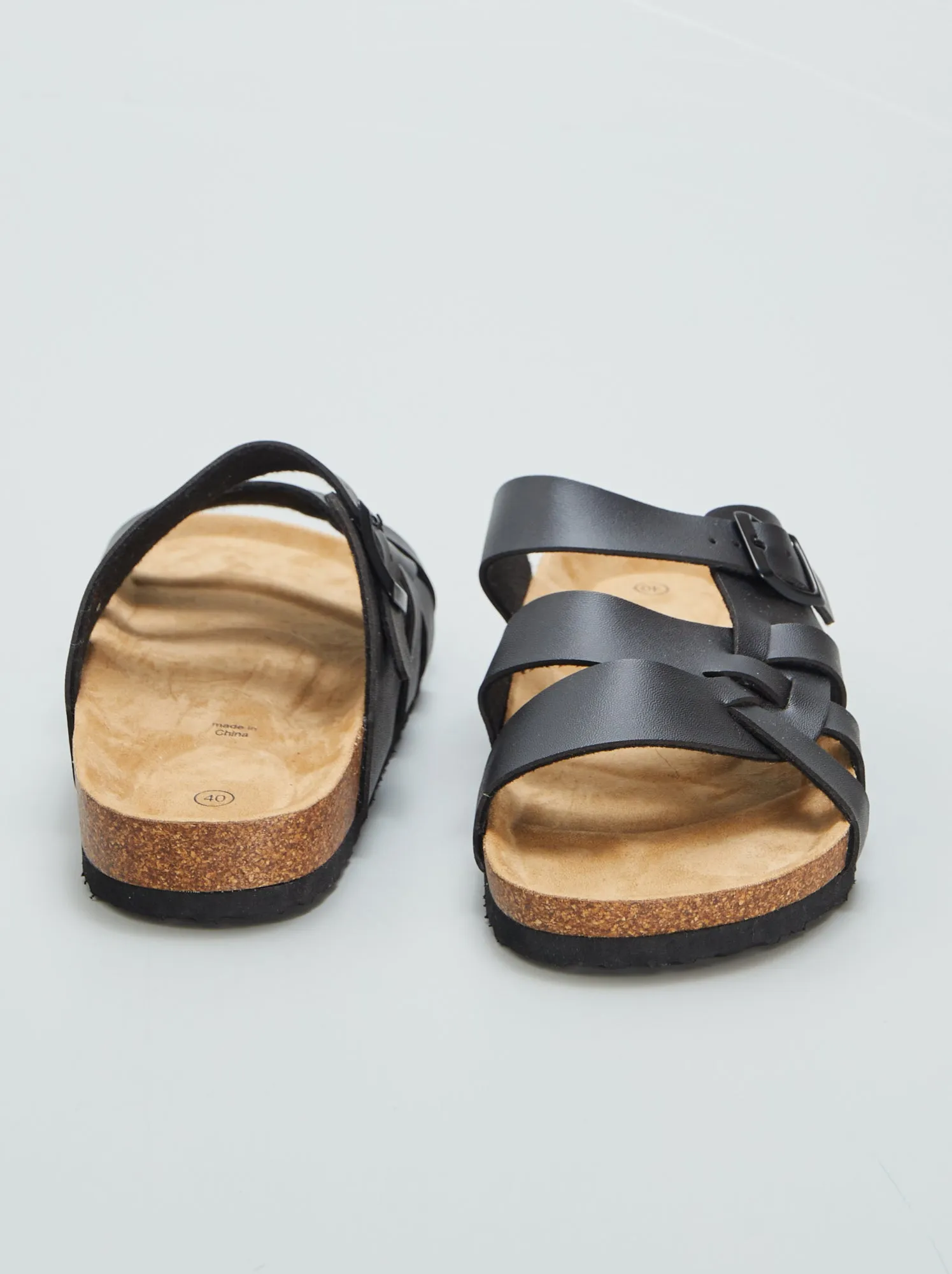 Mules tinta unita - nero