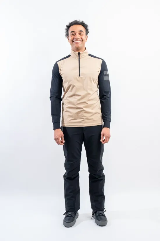 ONE MORE 671 MICROFLEECE T NECK HALF ZIP 0U671T0