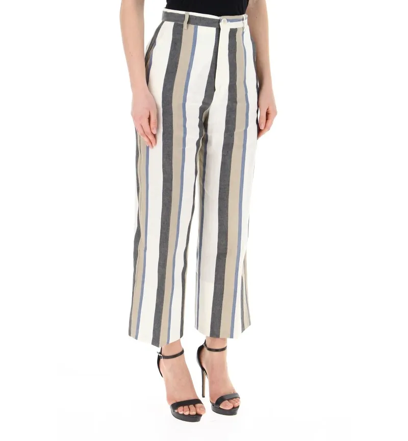 Pantalone cotone-lino