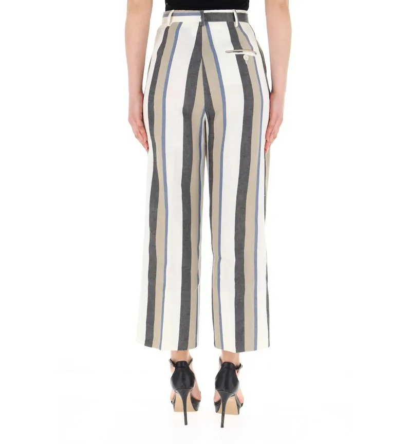 Pantalone cotone-lino
