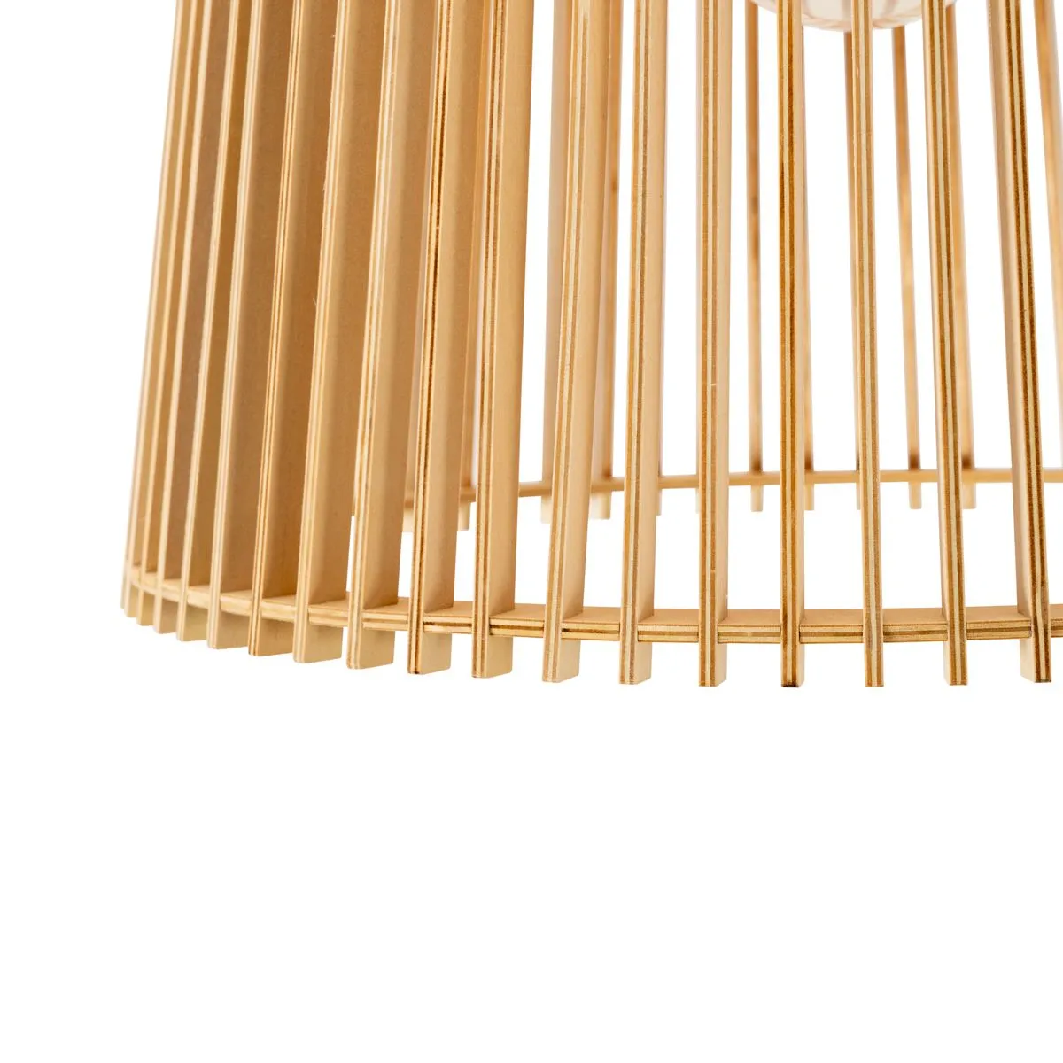 Plafoniera da esterno rurale in legno IP44 - Jayla