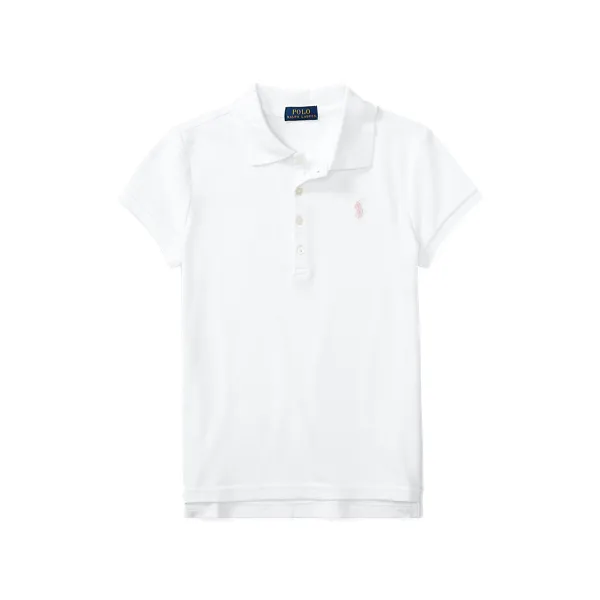 Polo in piqué di cotone stretch