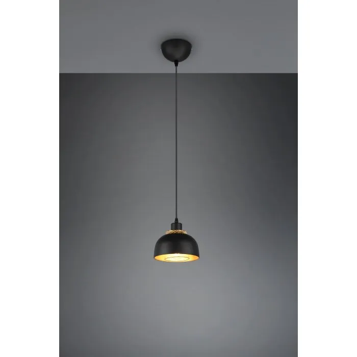 Reality Punch Lampada a Sospensione Nero, 1-Luce
