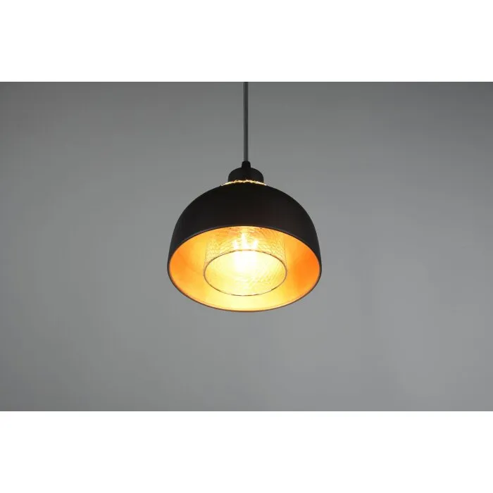 Reality Punch Lampada a Sospensione Nero, 1-Luce