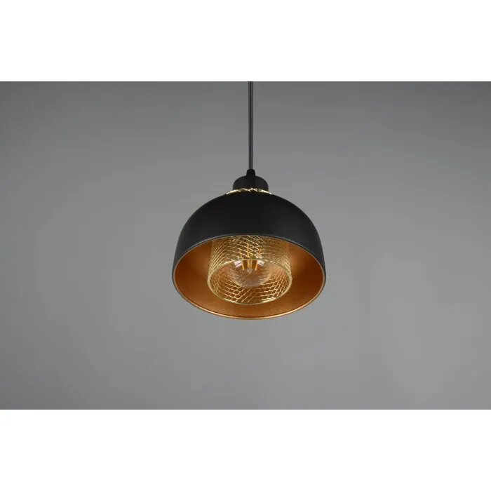 Reality Punch Lampada a Sospensione Nero, 1-Luce