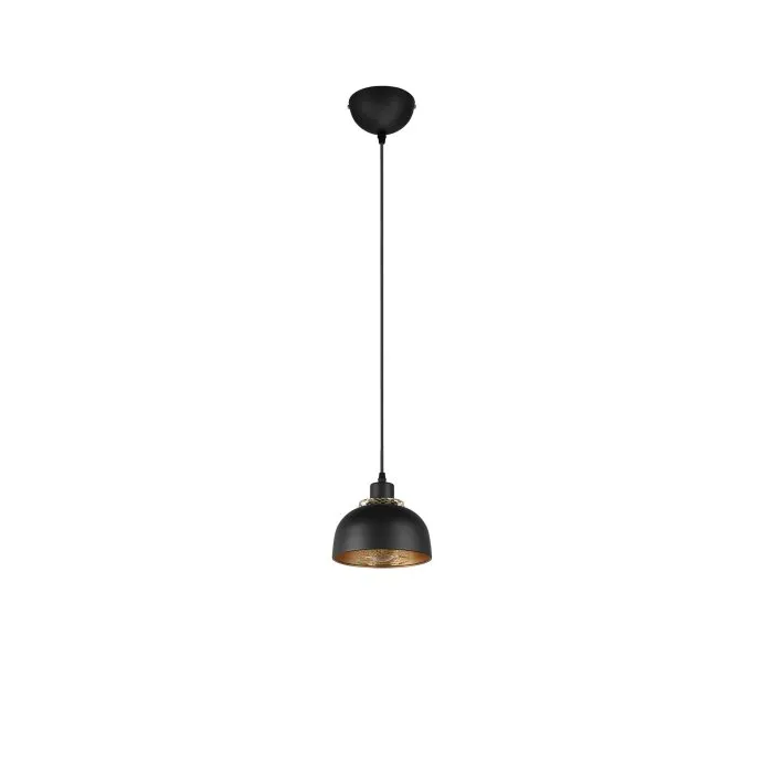 Reality Punch Lampada a Sospensione Nero, 1-Luce