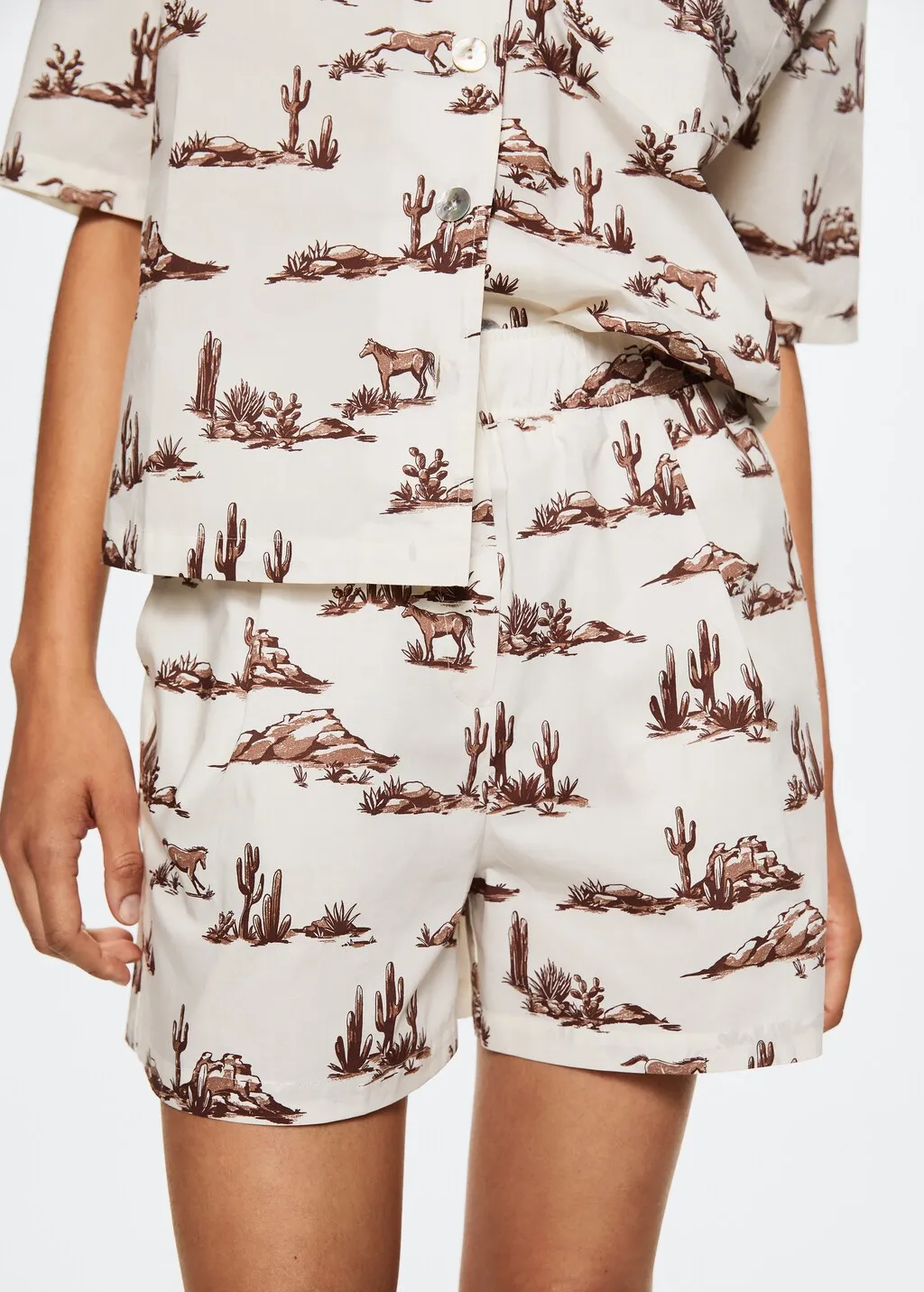 Short stampati cotone