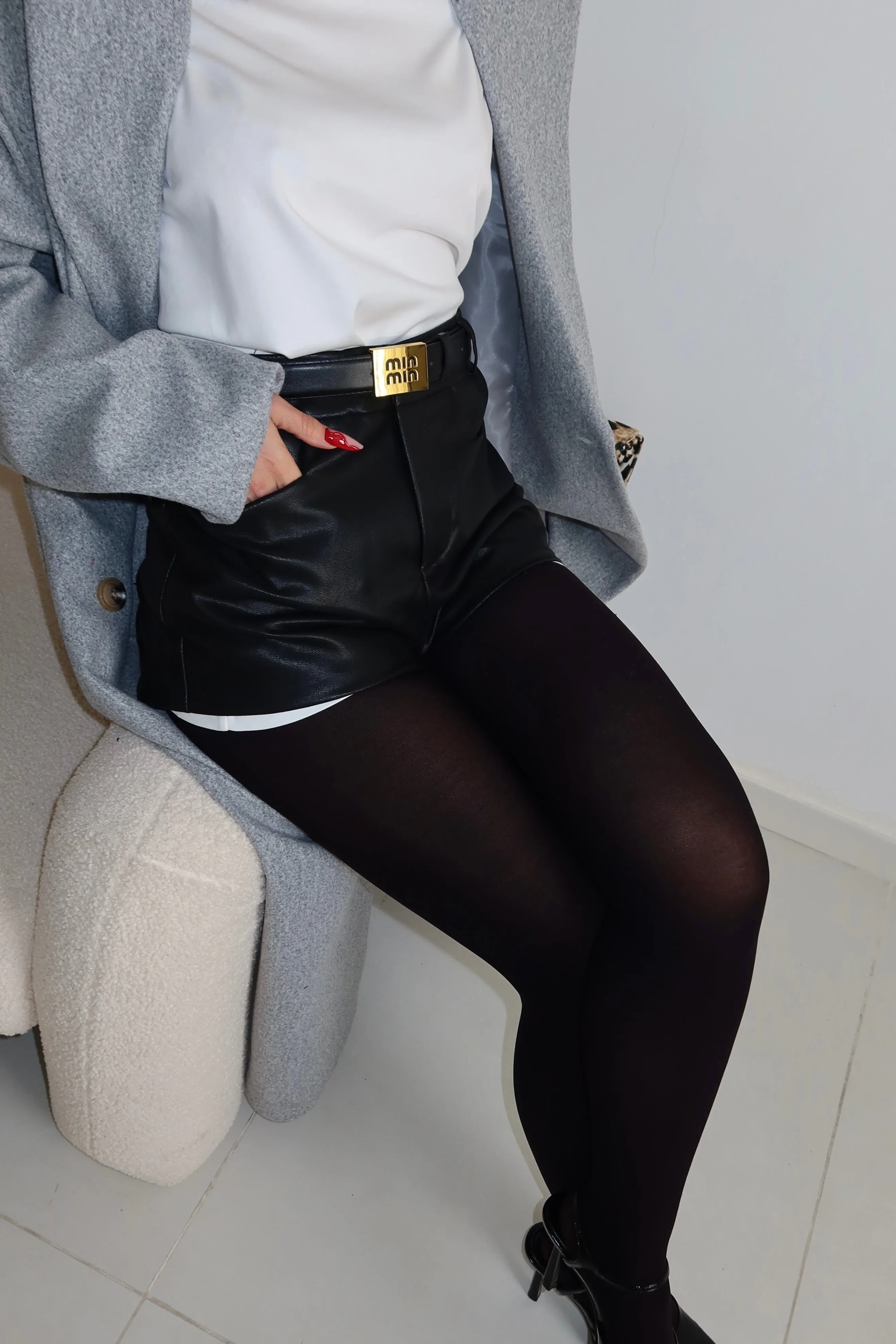 Shorts BELT MM nero