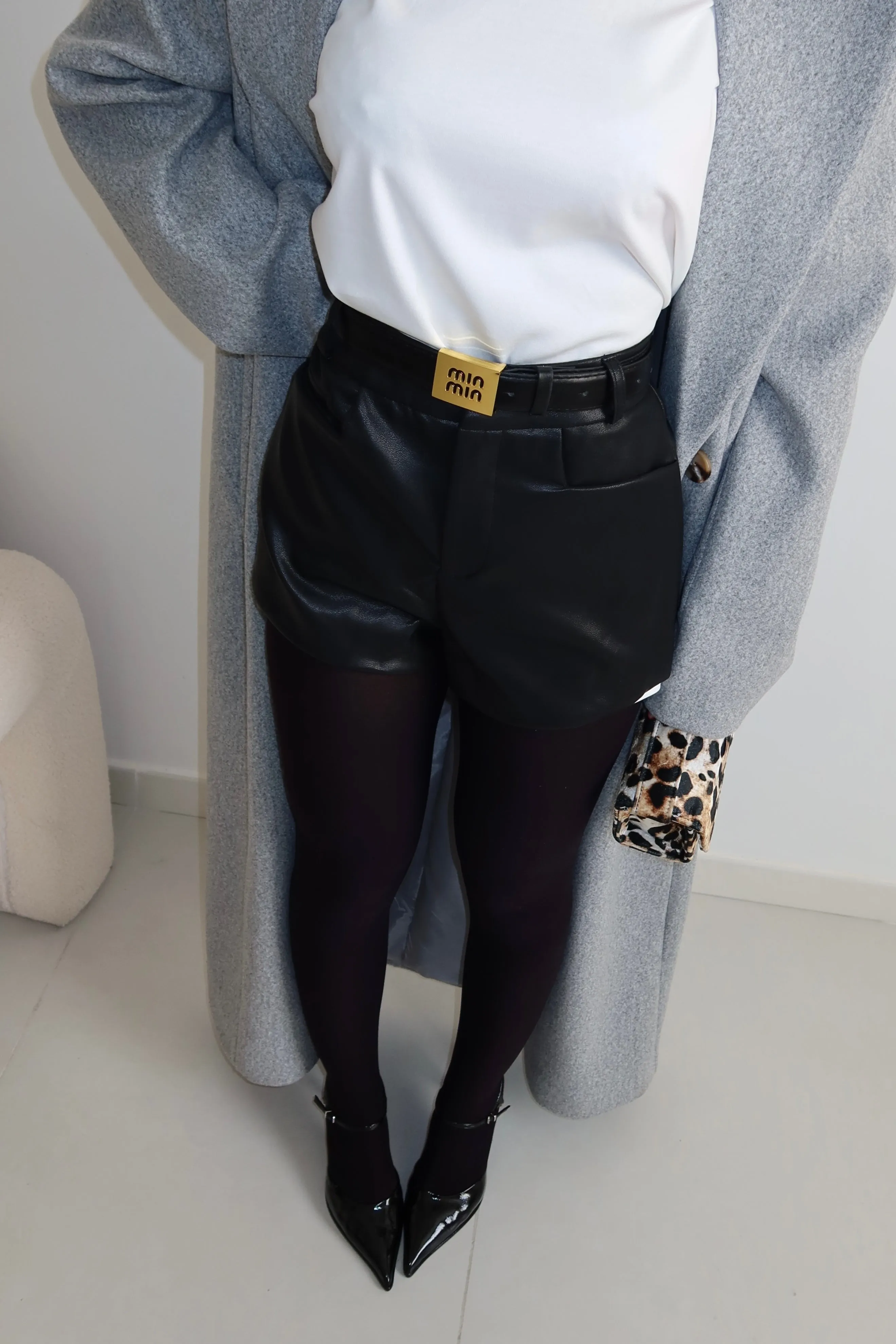 Shorts BELT MM nero