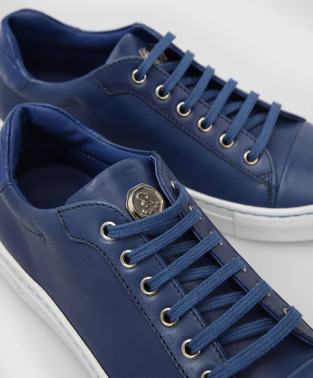 Stefano Ricci Scarpe da ginnastica in pelle per bambini YRU02G890VBVCS