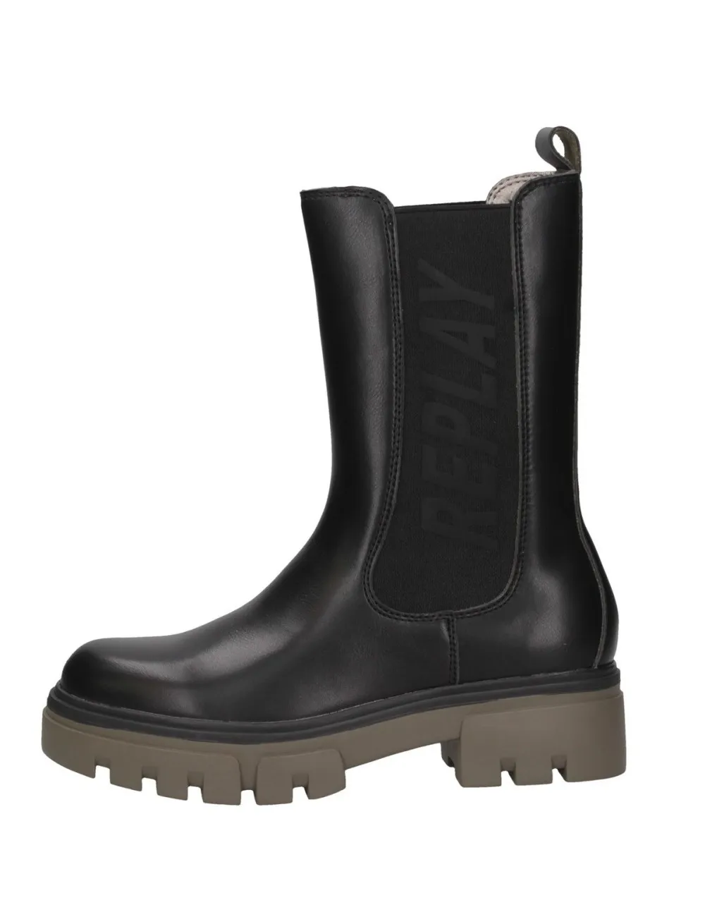 Stivale donna Replay wentword nero pelle