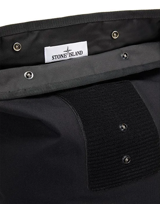 STONE ISLAND ZAINO RIPSTOP BLACK
