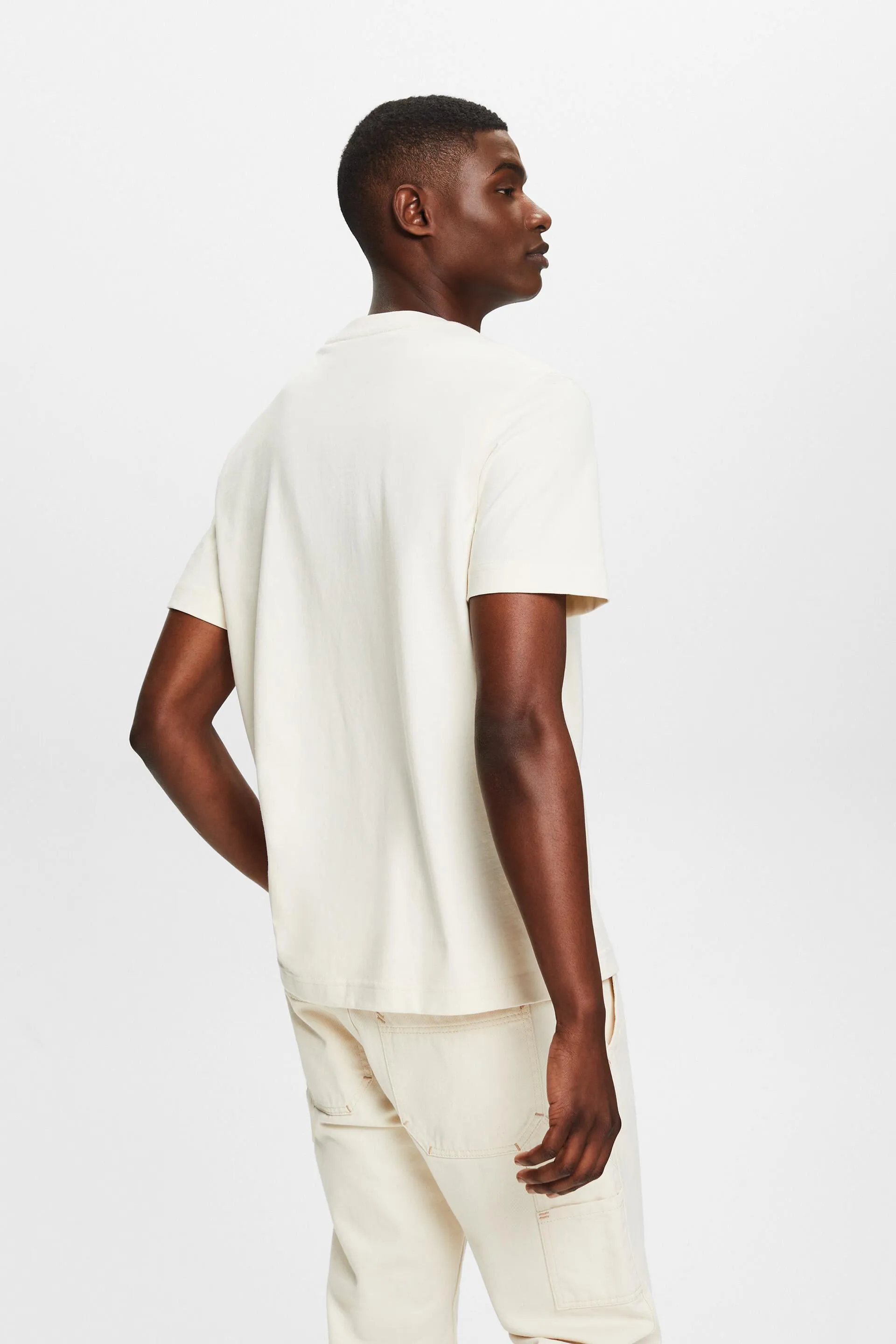 T-shirt a girocollo con logo