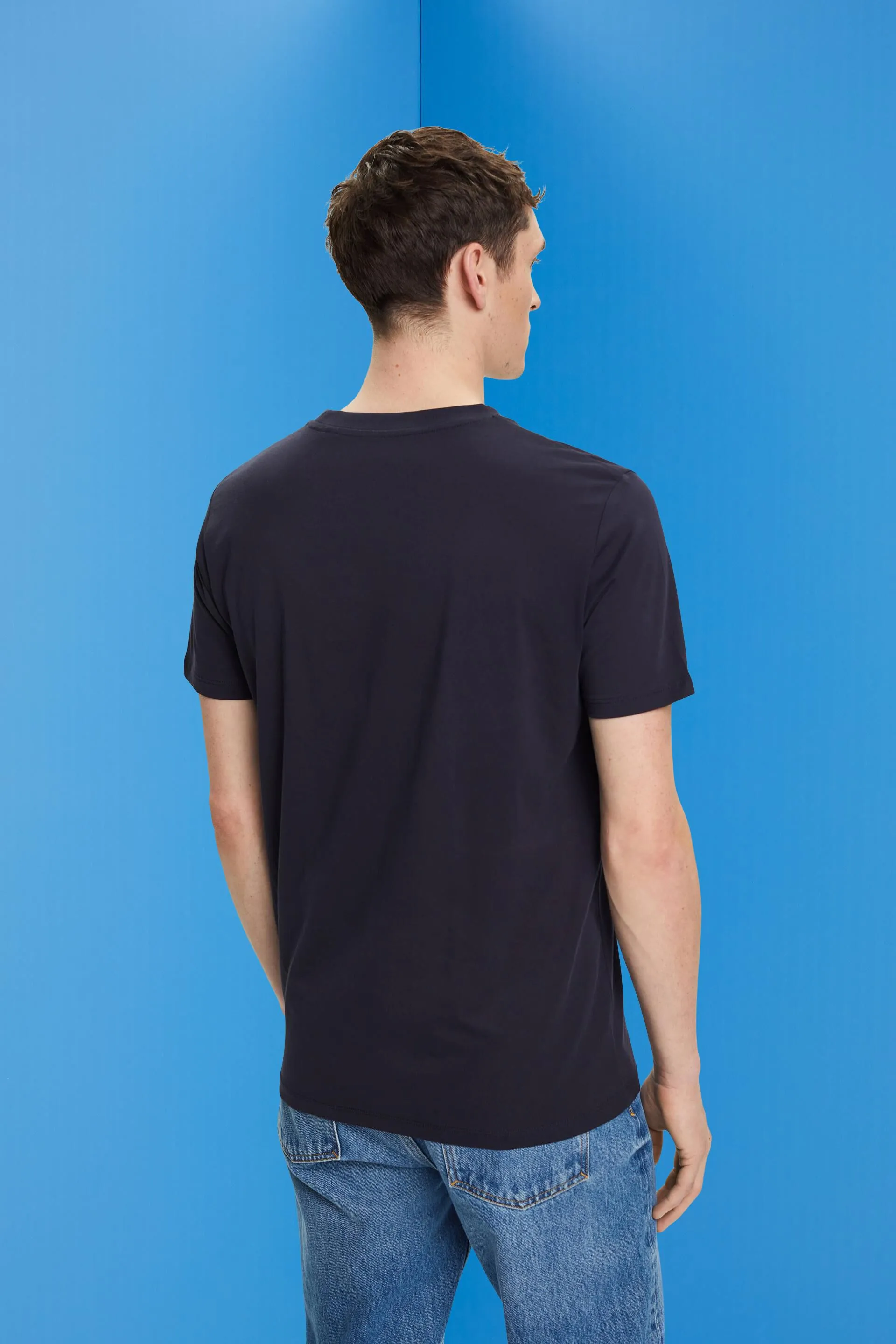 T-shirt girocollo in jersey
