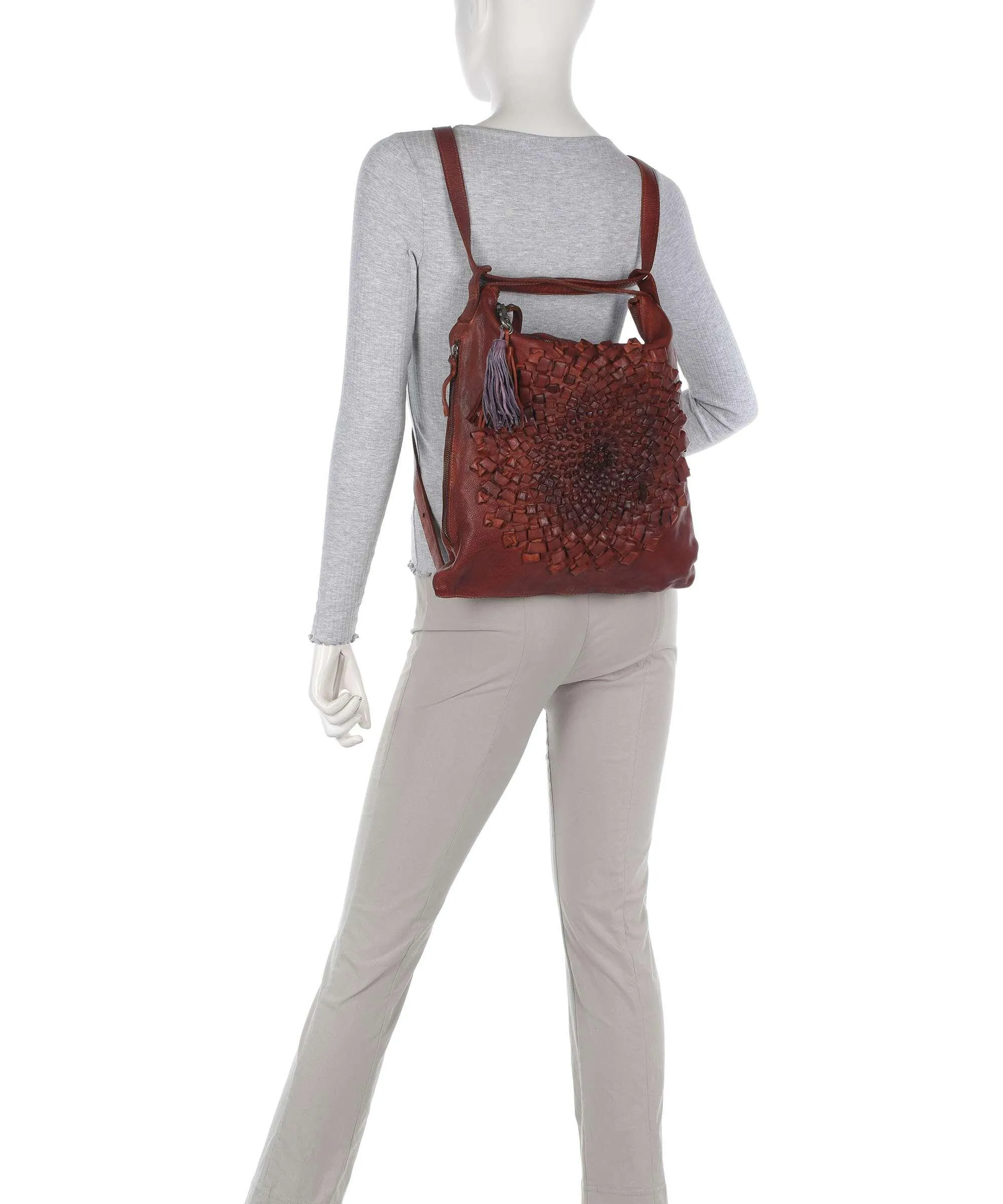  Taschendieb Wien Dorotheagasse 4 Borsa a spalla pelle di vacchetta grana ramato  