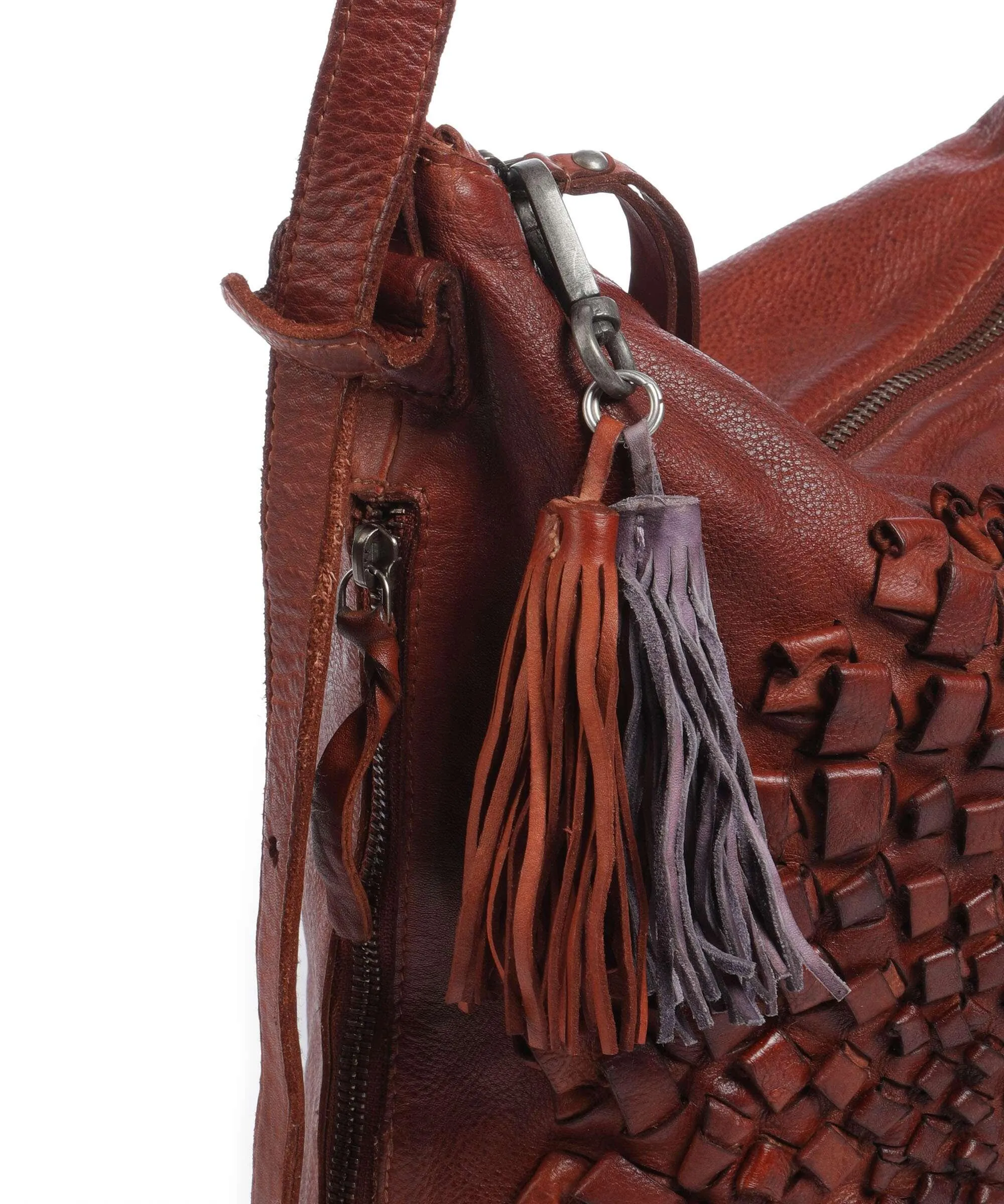  Taschendieb Wien Dorotheagasse 4 Borsa a spalla pelle di vacchetta grana ramato  