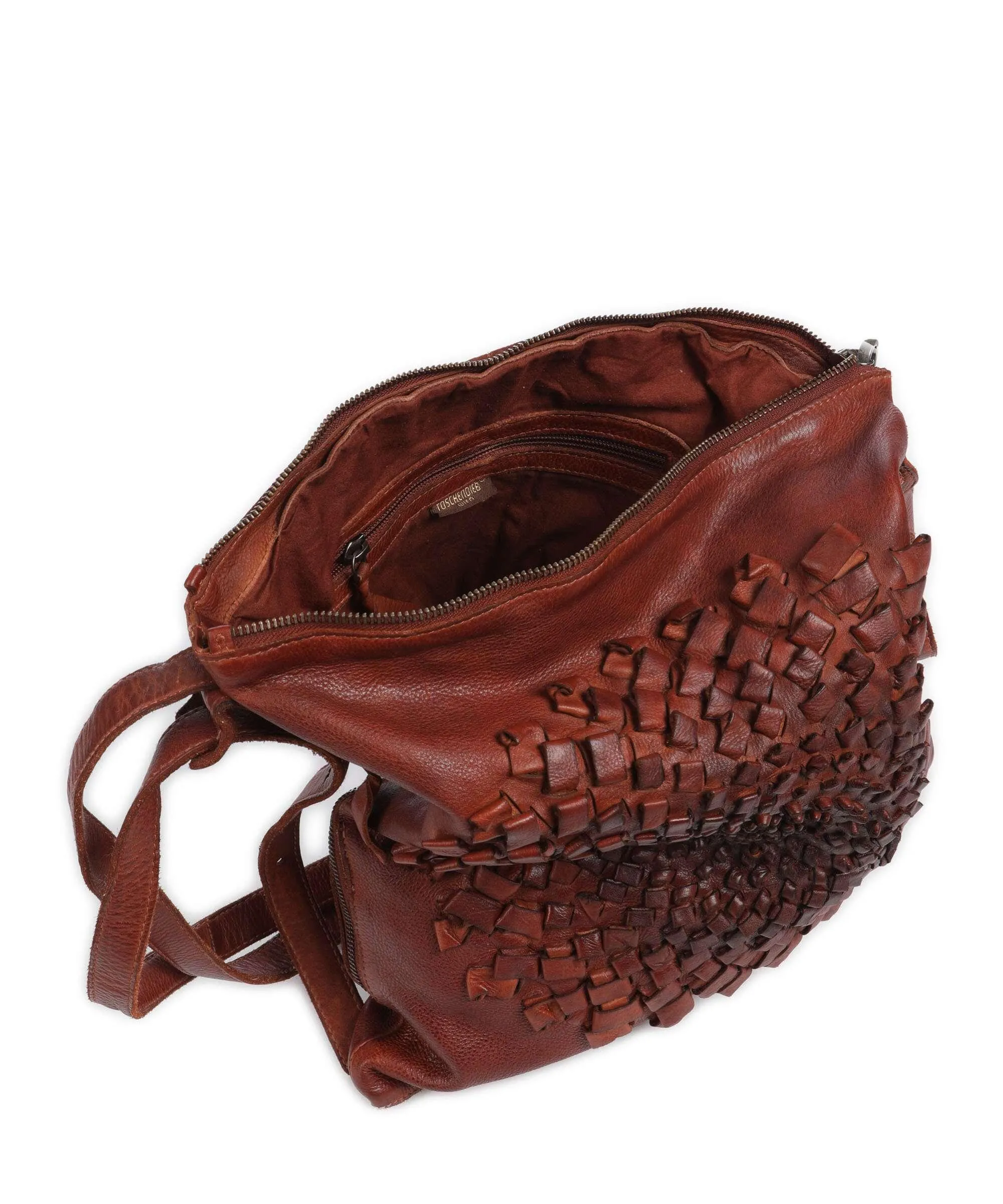  Taschendieb Wien Dorotheagasse 4 Borsa a spalla pelle di vacchetta grana ramato  